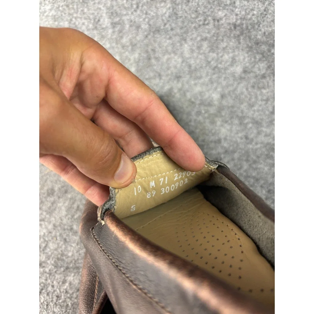 G.H. Bass Weejuns Penny Loafers Womens 10 Metallic Bronze Leather Slip On Shoes